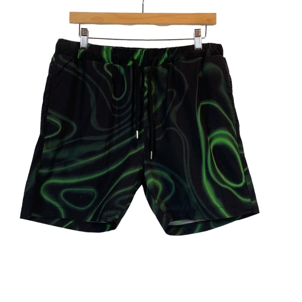 Blood Brother Relaxed Fit  Elastic Waist Drawstring Close Shorts - Black - Med